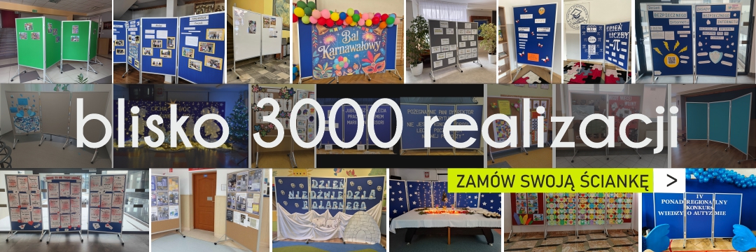 Ścianki prezentacyjne realizacje