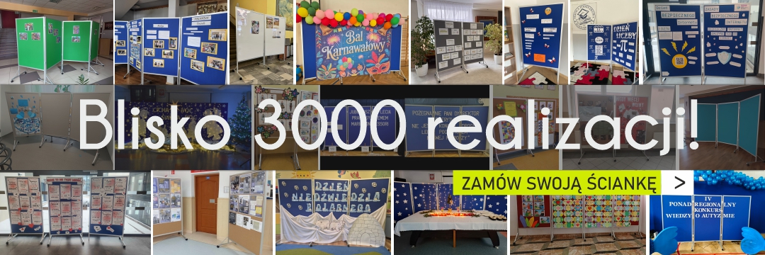 Ścianki prezentacyjne realizacje