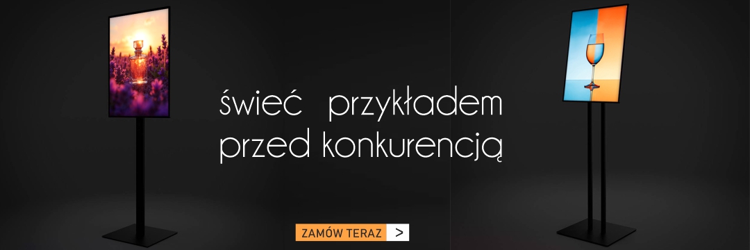 Stojaki plakatowe LED