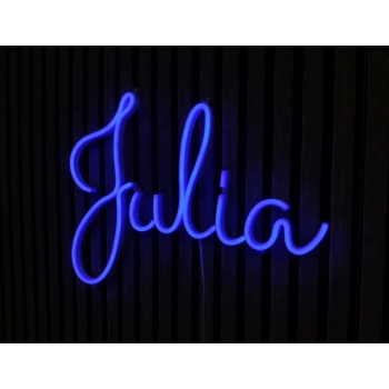 Neon LED z imieniem Julia