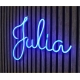 Neon LED z imieniem Julia