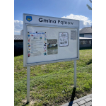 Gablota gminna z szyldem Gablota gminna z szyldem