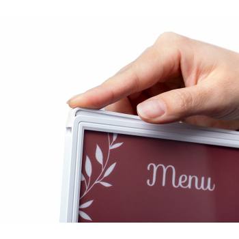 Stojak na menu podświetlany LED A5