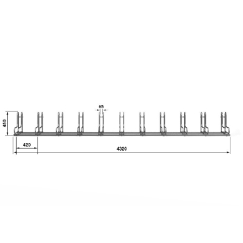 Stojak na rowery ELKA - 11 miejsc  rowerowych