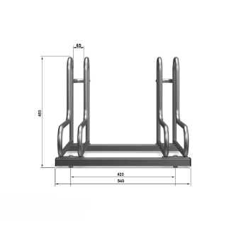 Stojak na rowery ELKA - 2 miejsca  rowerowe