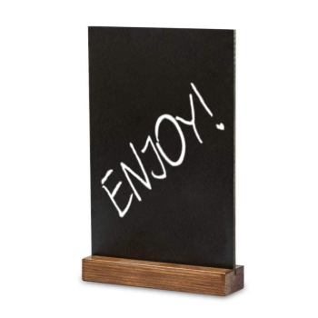 Stojak na MENU Drewniany A4