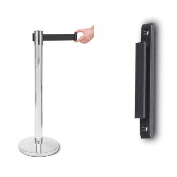 Zaczep ścienny do systemu odgradzającego