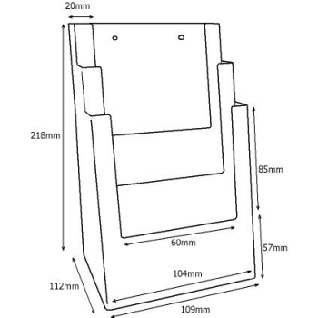 Stojak na biurko 3 x DL (99x210mm)