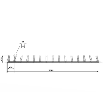 Stojak na rower PROPEN - 15 miejsc rowerowych