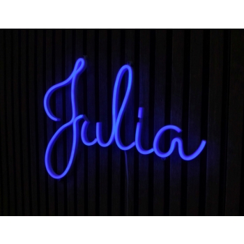 Neon LED z imieniem Julia