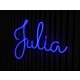 Neon LED z imieniem Julia